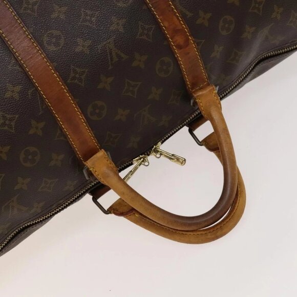 LOUIS VUITTON Monogram Keepall Bandouliere 55 Boston Bag - Picture 8 of 16